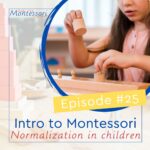 In this episode, let's discuss what Montessori normalization is, why it is important, what are some typical behaviors of normalized children and what are some things that you can do to help shortcut normalization in the children you work with.