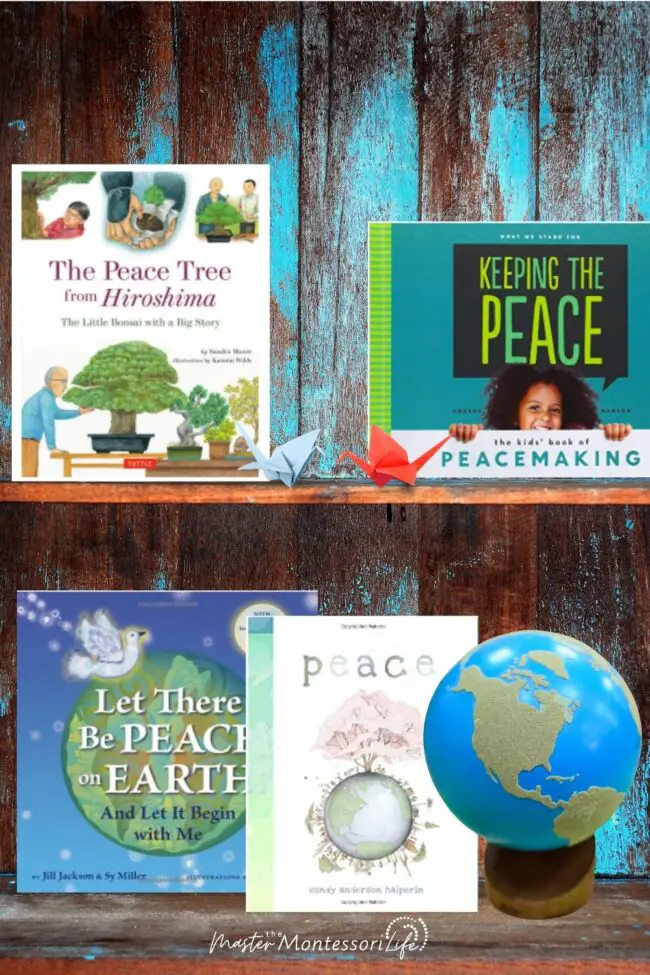 We begin by discussing the concept or idea of peace, and then we provide concrete examples that children can easily relate to in their own lives.