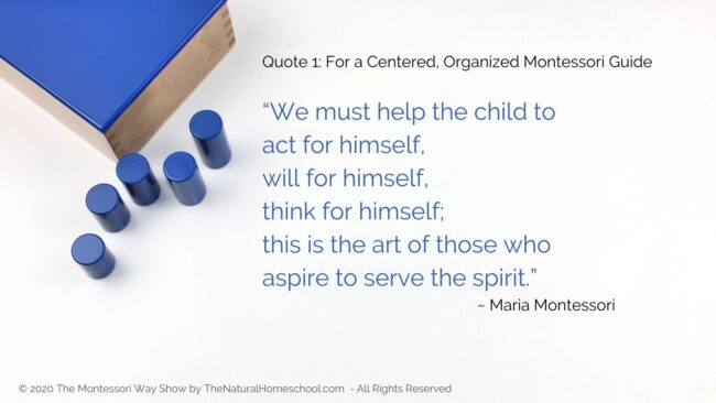 In this post, live show recording and podcast episode, I am going to share with you 3 favorite Montessori quotes for you to ponder on and learn more about this lovely philosophy. 