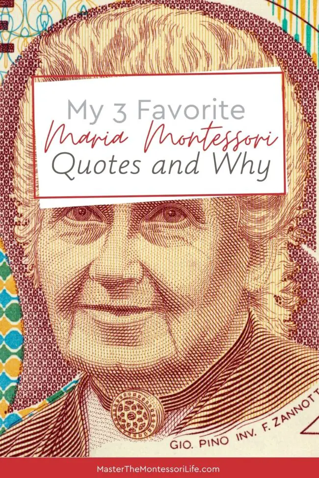 In this post, live show recording and podcast episode, I am going to share with you 3 favorite Montessori quotes for you to ponder on and learn more about this lovely philosophy. 