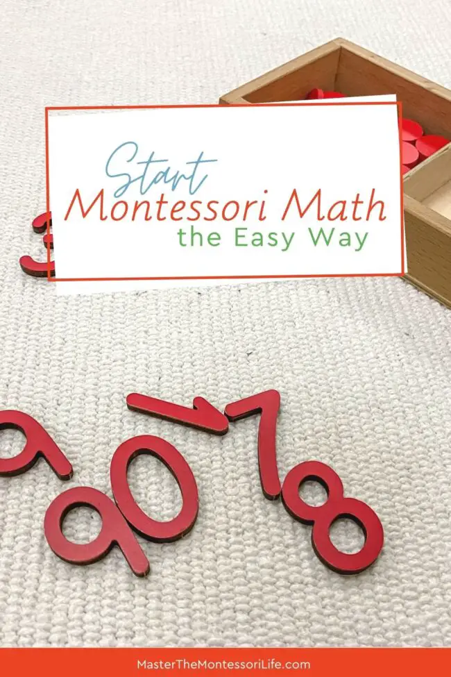 When thinking about Montessroi Math, you can be intimidated by that. But don't fret. Here is a great way to get started!