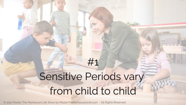 In this training, we are going to discuss 3 things that you must know when it comes to Montessori Sensitive Periods so you can go about it right!