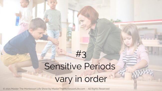 In this training, we are going to discuss 3 things that you must know when it comes to Montessori Sensitive Periods so you can go about it right!