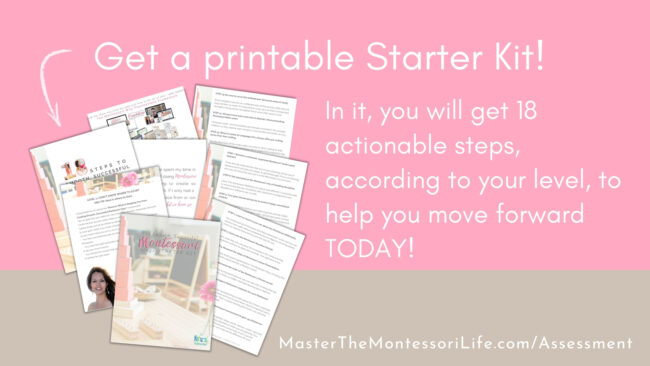 In this training, let me share with you why I don't worry about knowing everything about Montessori before getting started.