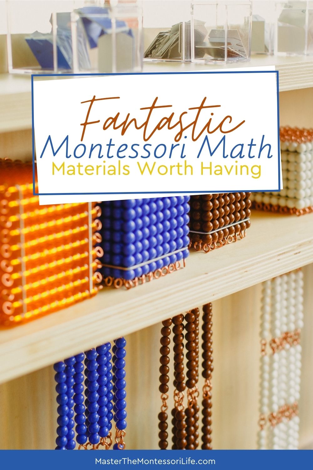 Preschool Learning Activities - Montessori Math and Language Works