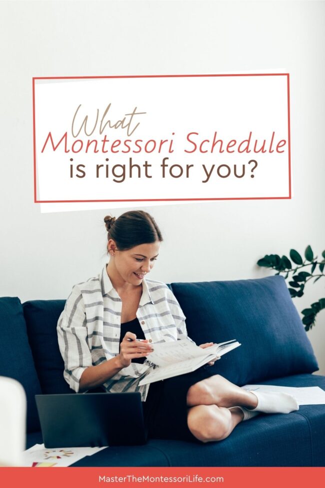 Here are three very important things to do to keep you confident and successful on the right Montessori schedule!