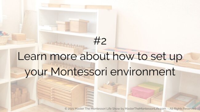 If you have been wondering how to move forward in setting up your Montessori environment, but don't know how to do it right, then come watch this training!