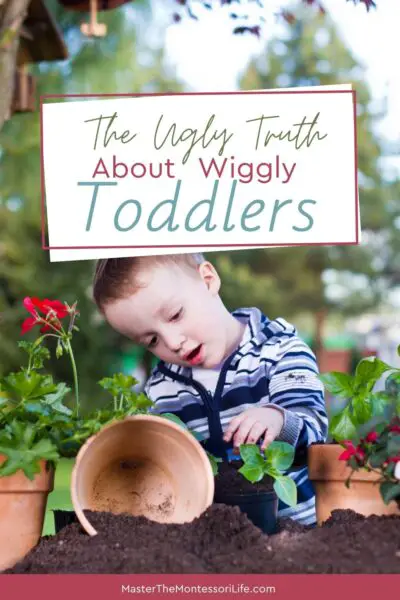 Toddlers have BIG energy and they have BIG plans for their days. Come and find out how to deal with wiggly toddlers the Montessori way.