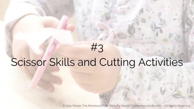 In this post, we will be discussing the topic of Practical Life skills, particularly Montessori cutting practice.