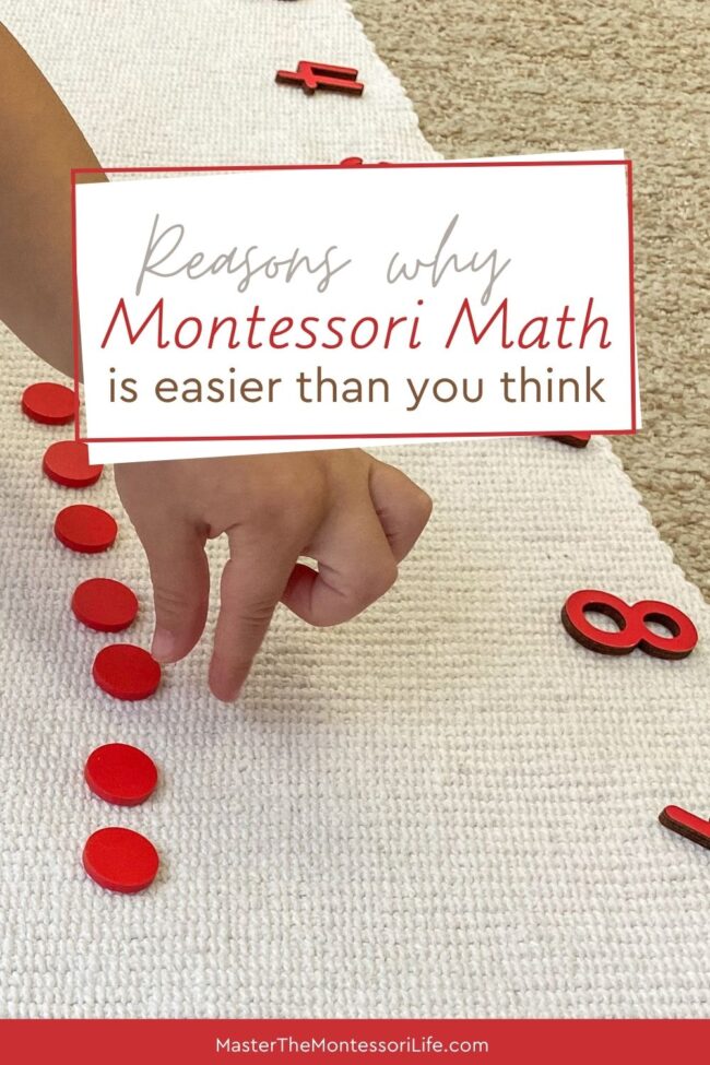 There are many things that can make you feel intimidated by the wonderful subject of Montessori Math. Let's dispel some of these fears in this training and talk about why Montessori Math is easier than you think.