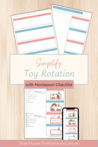 Simplify Toy Rotation with Montessori Checklist - Master the Montessori ...