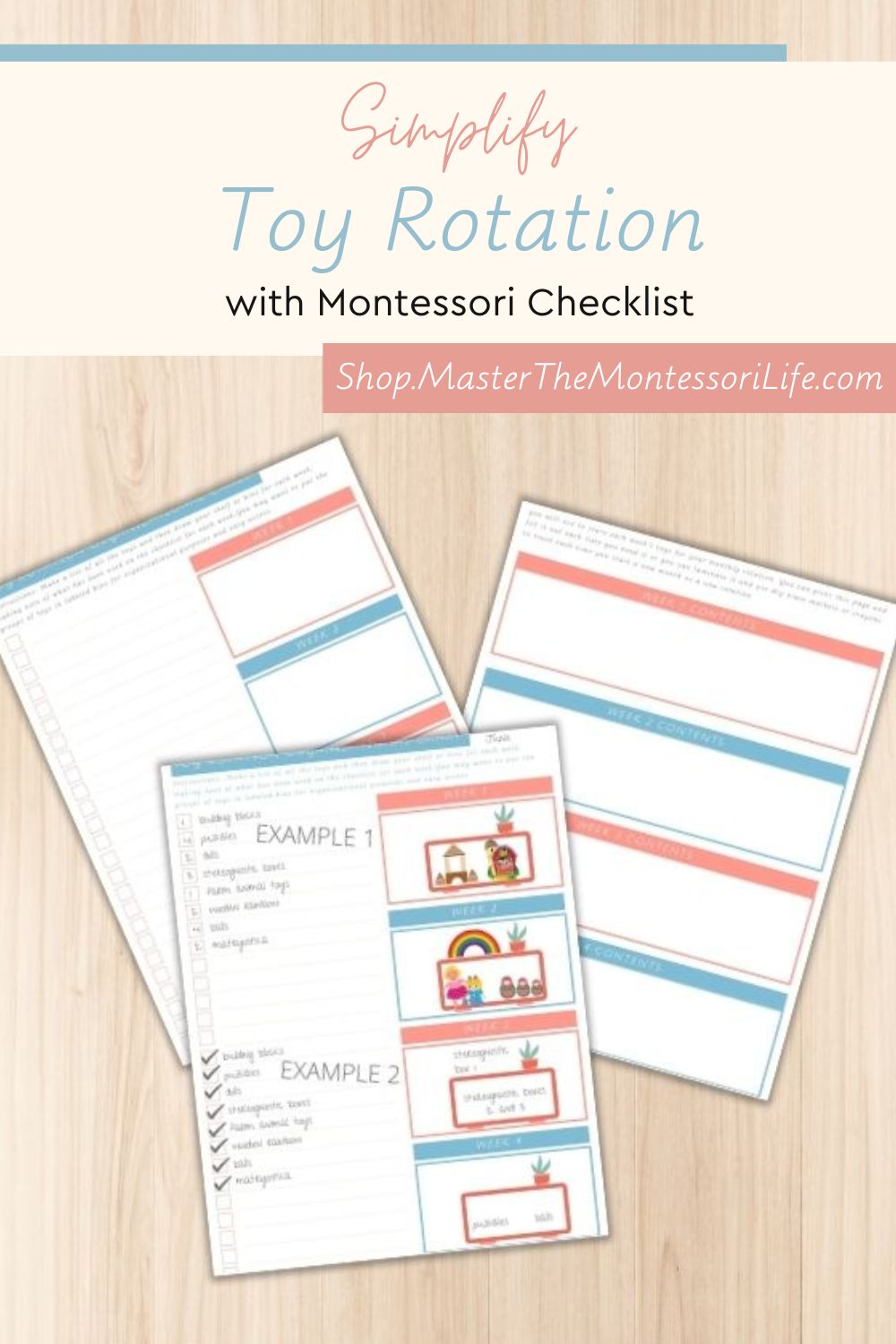 Simplify Toy Rotation with Montessori Checklist