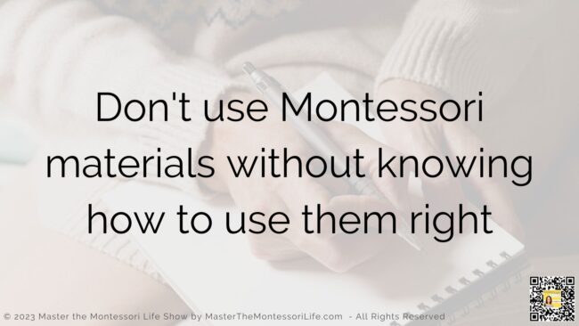 When starting Montessori, it’s important to avoid a few common pitfalls in order to do Montessori better.
