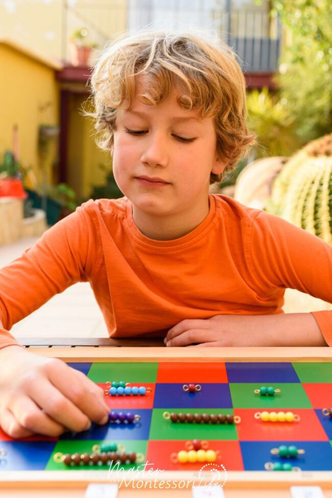 In this post, I am going to be sharing with you the importance of children using hands-on Montessori Math materials in the early years of development.