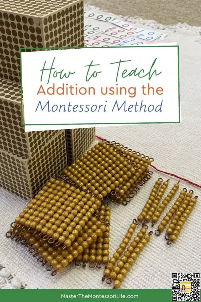 In this training, we will be discussing how to teach addition using the Montessori Method.