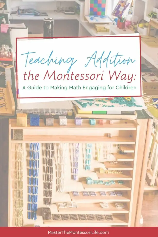 This blog post will explore three key points that outline the Montessori method of teaching addition to children ages three to six.