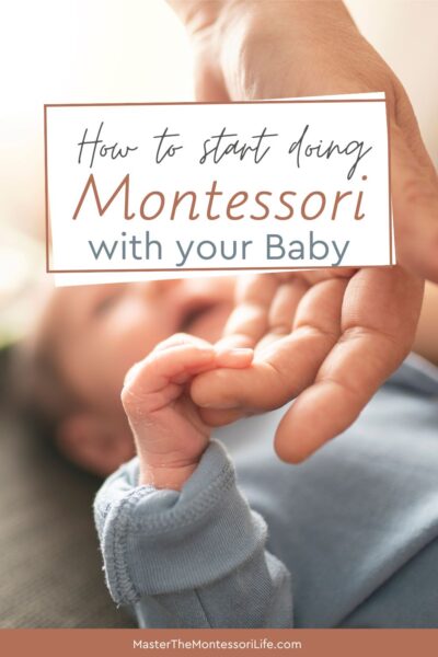Learning how to start doing Montessori with your baby is easier than you think.