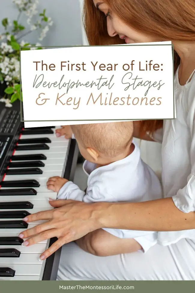 When you are looking at raising your baby the Montessori way, the first thing you need to focus on is the baby's developmental stages during the first year of life.