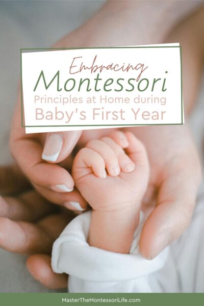 Applying Montessori principles at home is wonderful. You and your baby will love it.