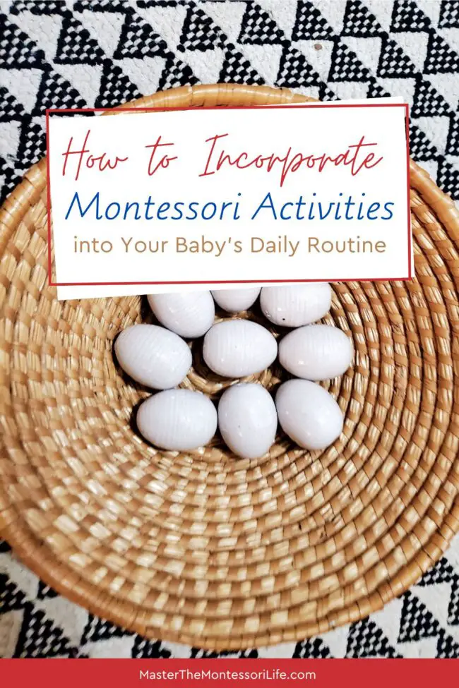 Well, let me get started by telling you that it isn't just incorporating it into your baby's daily routine... you need to make it a part of your own as well!