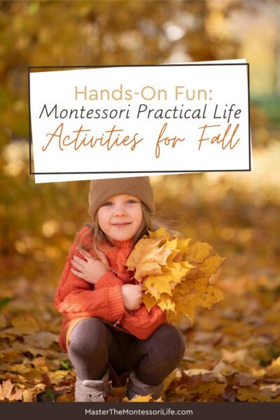 These simple Montessori Practical Life activities for Fall are easy to do anytime you have the materials ready.